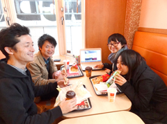 月1ミーティング＠ McDonald's